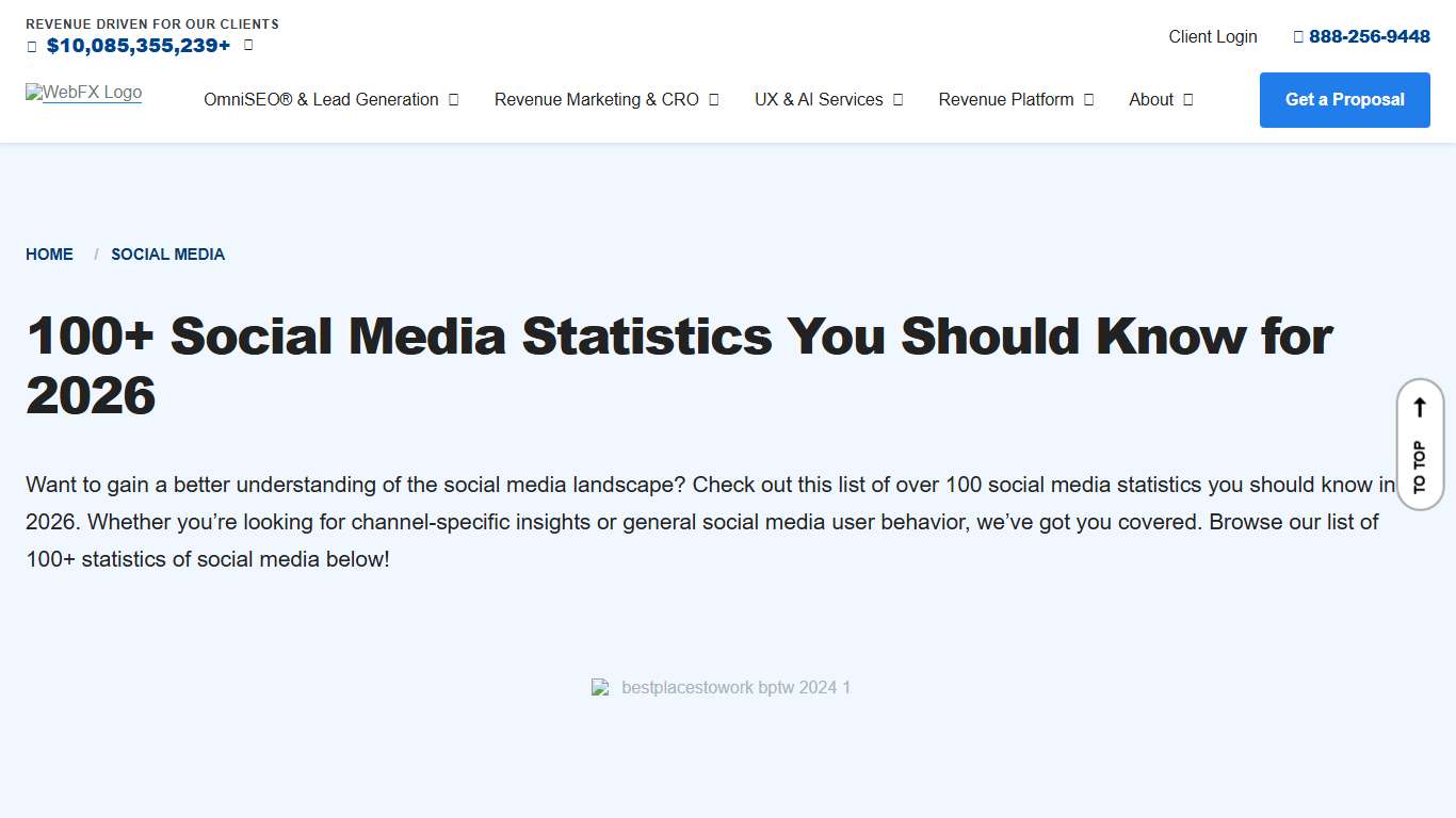 Social Media Statistics for 2026: 100+ Key Insights & Trends