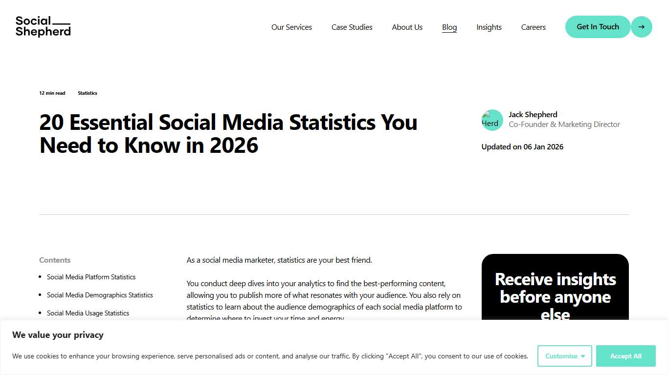 20 Essential Social Media Statistics You Need to Know in 2026